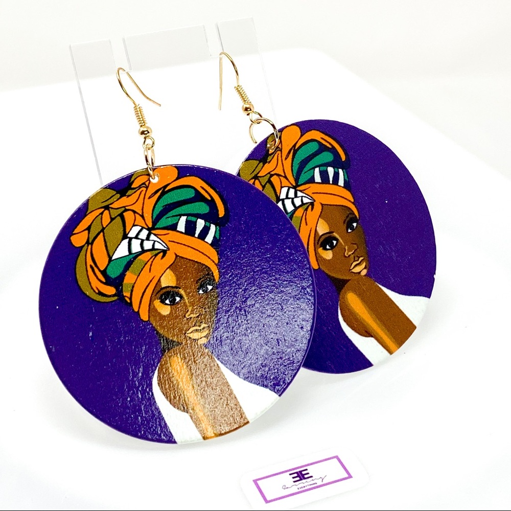 Nubian Hoops - Picture 2 of 7